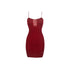Hollow-out Heart-shaped Strap Dress - CHINASQUAD