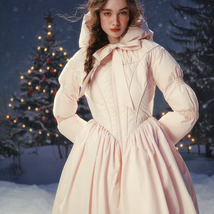 French Tailored Longline Down Coat