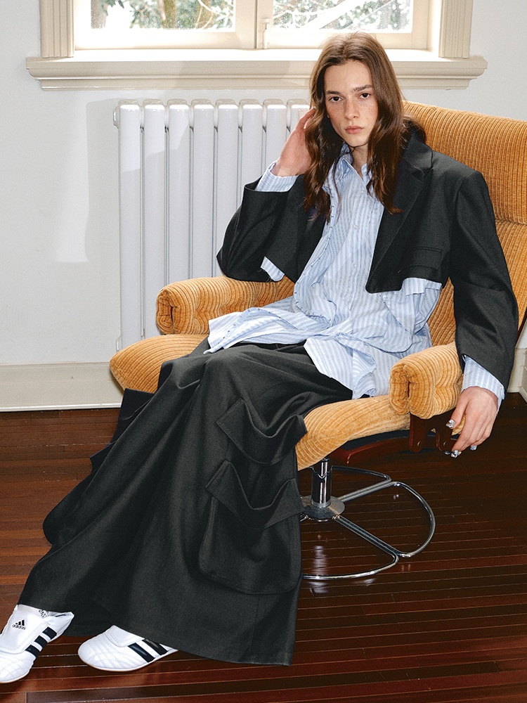 Oversized Utility Suit Pants