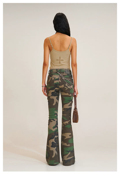 COMPASS Classic Storm Denim Flare Pants