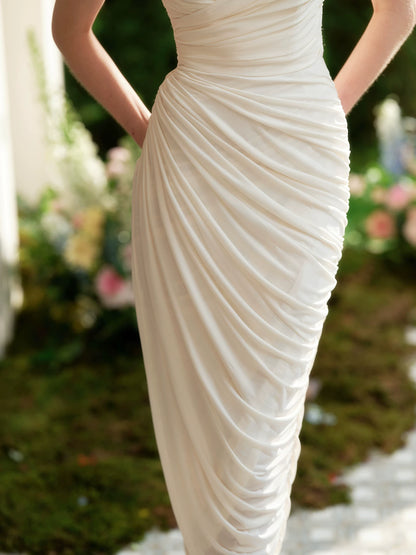 French Romantic Strapless Couture Gown
