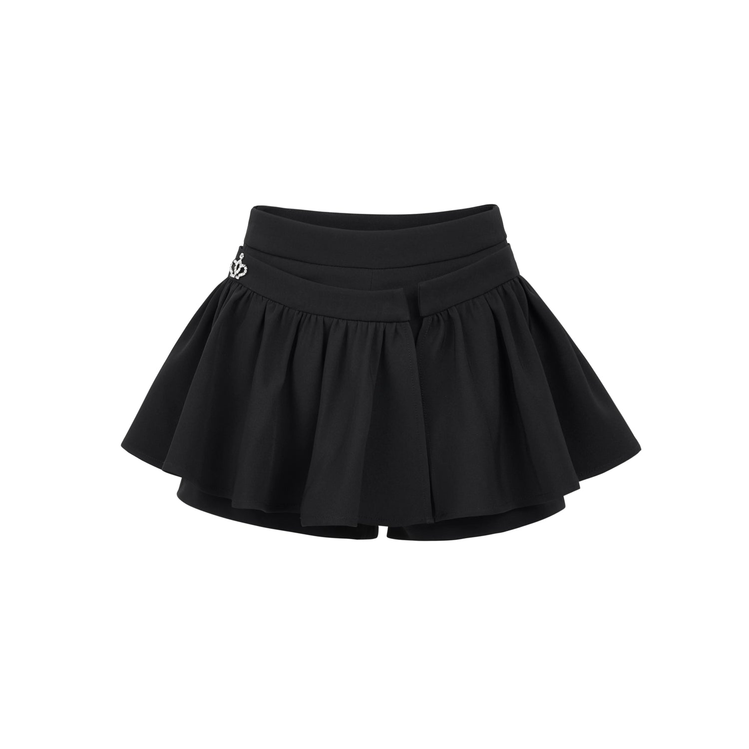 Provence Girl High-Waist A-Line Skort