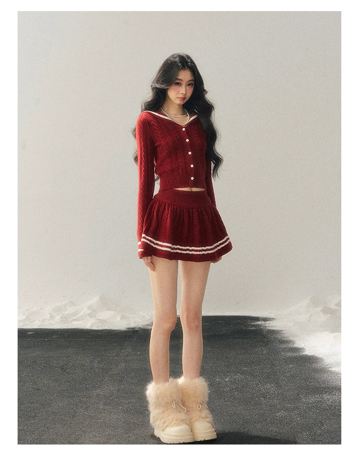 Whispering Evening Breeze Knit Set