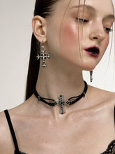 Retro Cross Combination Beaded Collar - CHINASQUAD