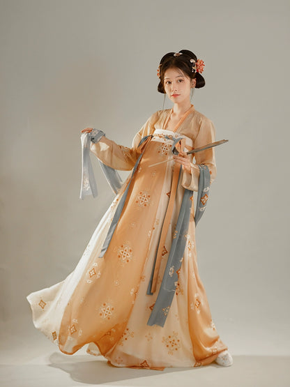 &quot;厌离&quot; Tang Dynasty Hanfu Set