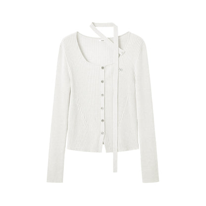 Miami Ribbed Knit Cardigan