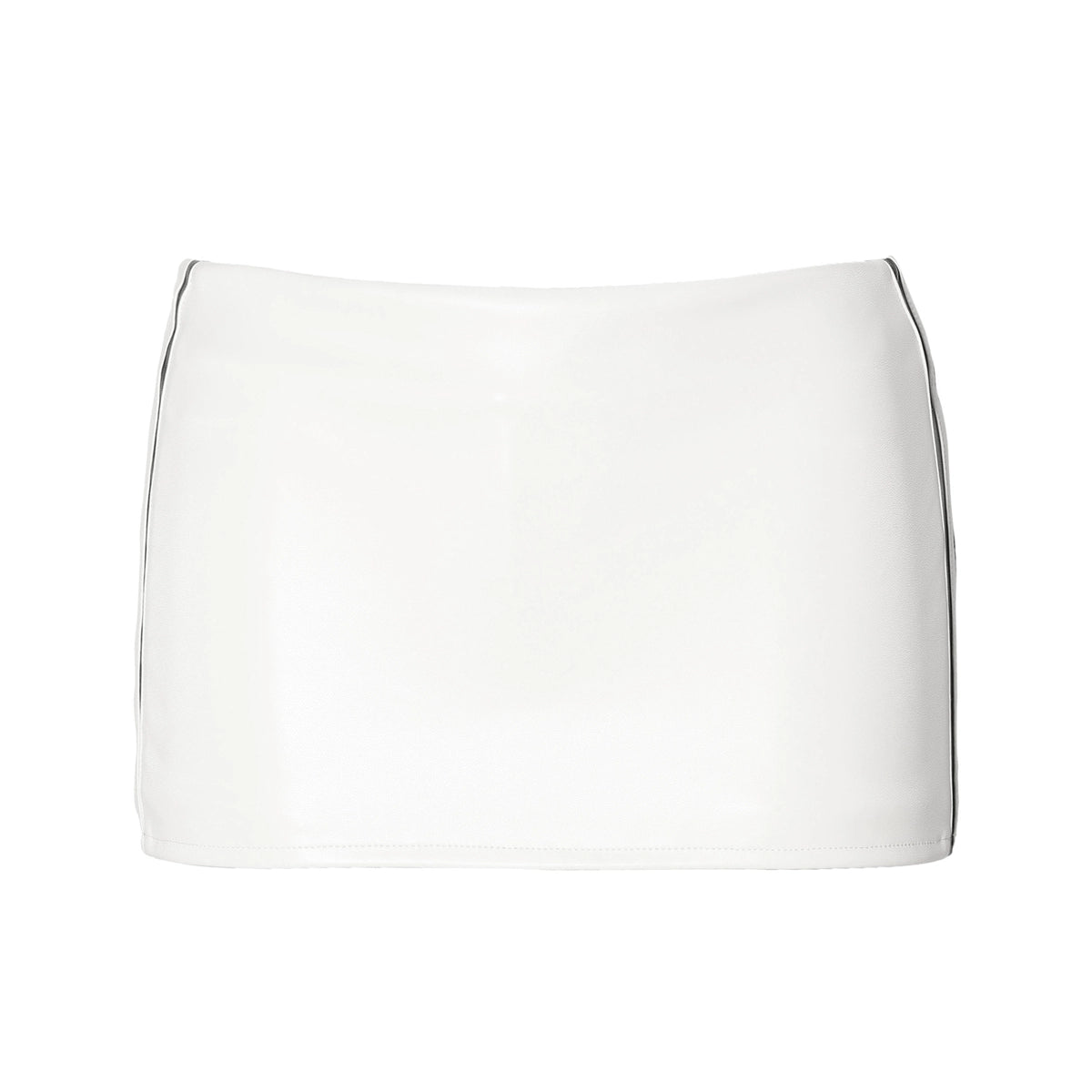 Contrast-Panel Halter Mini Skirt Set