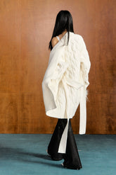 Ostrich Feather Cardigan & Vest Set - CHINASQUAD