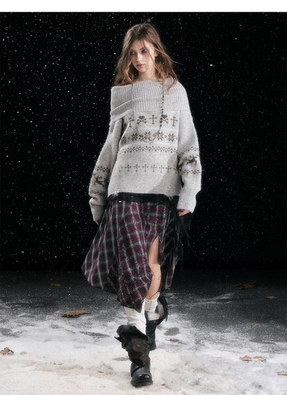 Fair Isle Knit Sweater
