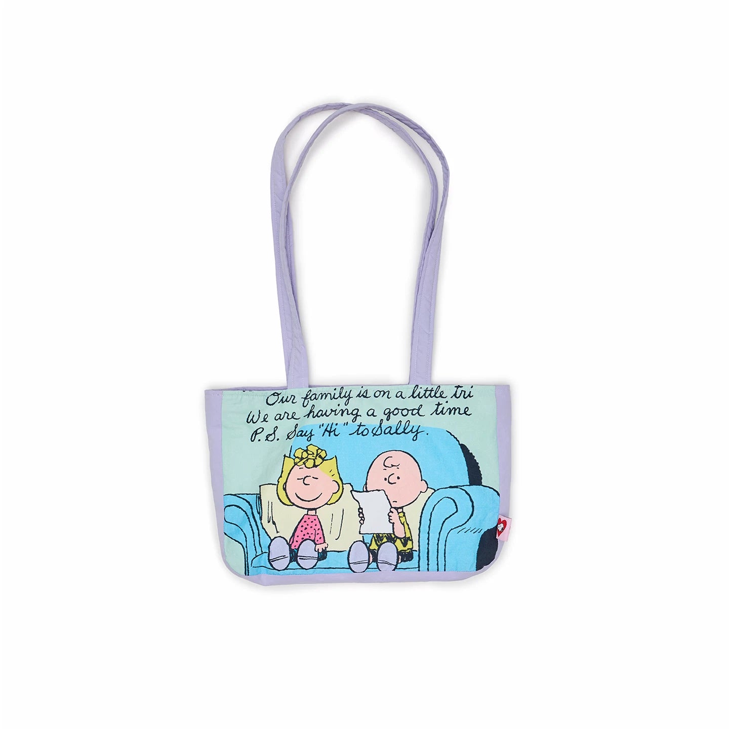Snoopy Graphic Quilted Shoulder Bag