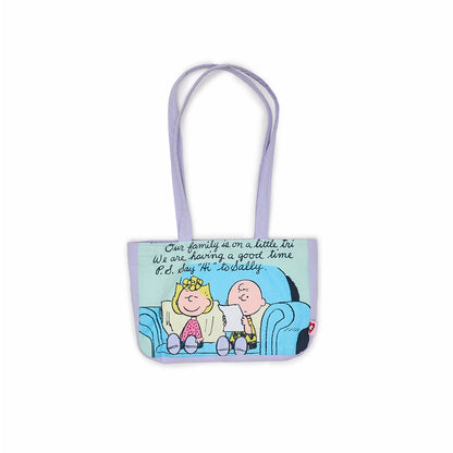 Snoopy Graphic Quilted Shoulder Bag
