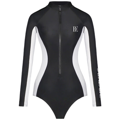 UPF 50+ Long-sleeve One-piece Swimsuit