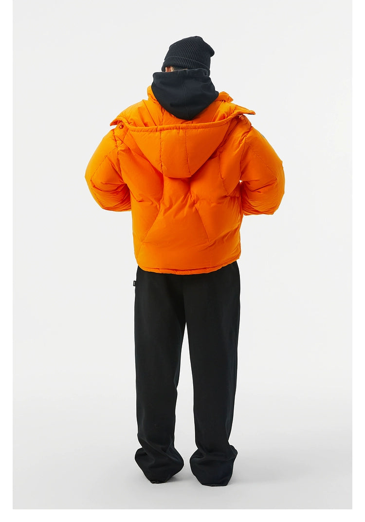 Detachable Hood Down Jacket - CHINASQUAD