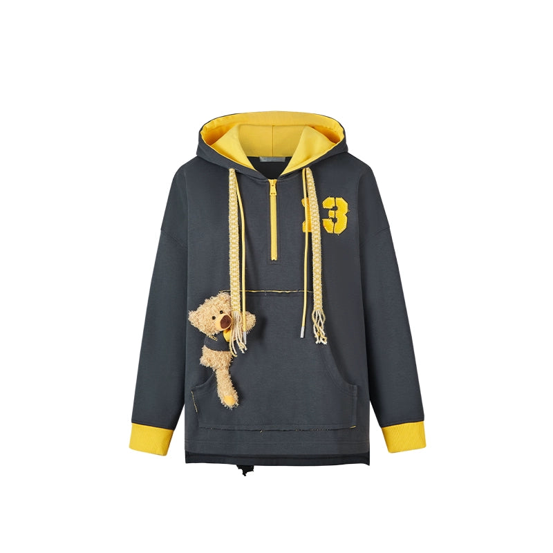 Pocket Bear Youth Hoodie - CHINASQUAD