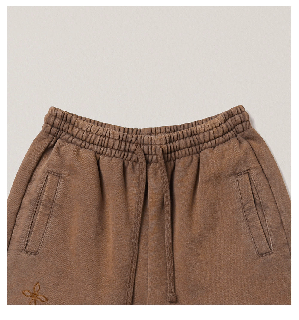 Cross Emblem Tower Wide-Leg Sweatpants
