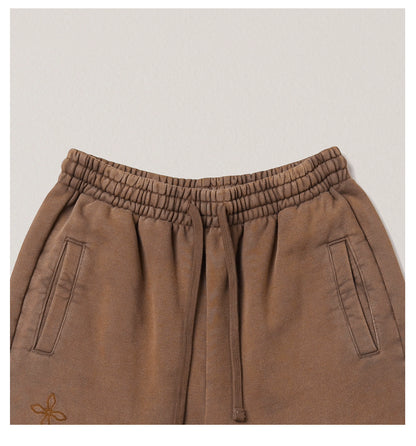 Cross Emblem Tower Wide-Leg Sweatpants