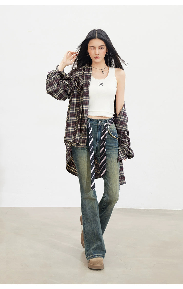 Maillard Flared Jeans - CHINASQUAD