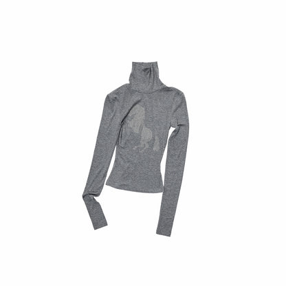 Crystal-Embellished Turtleneck