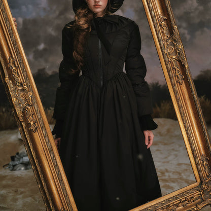 French Tailored Longline Down Coat