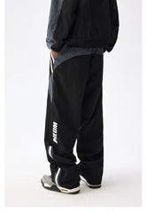 Black Straight-Leg Pants - CHINASQUAD