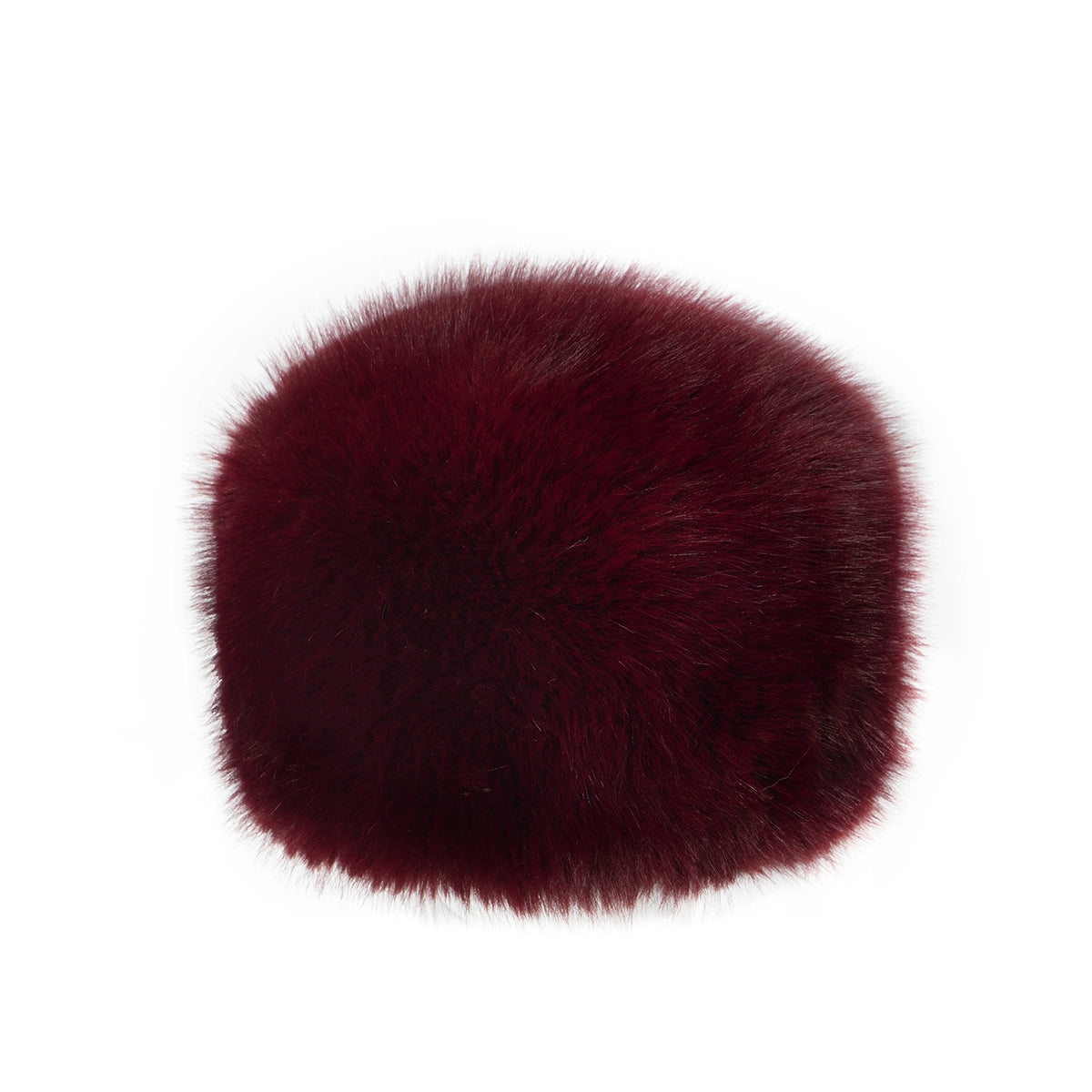 Angora-Touch Faux Fur Flat Cap