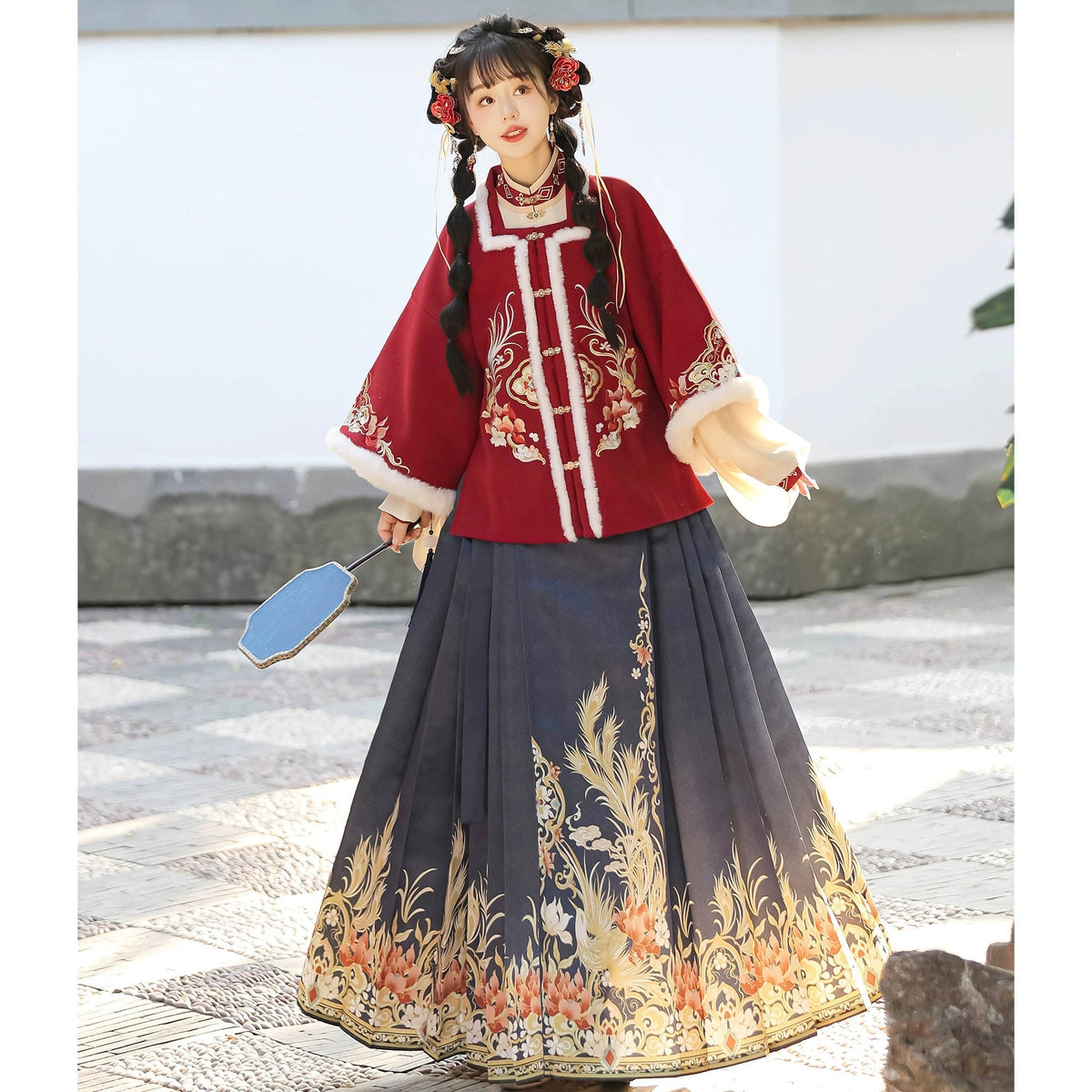 (Final Sale）"岁岁年年"Ming- Dynasty Hanfu Set