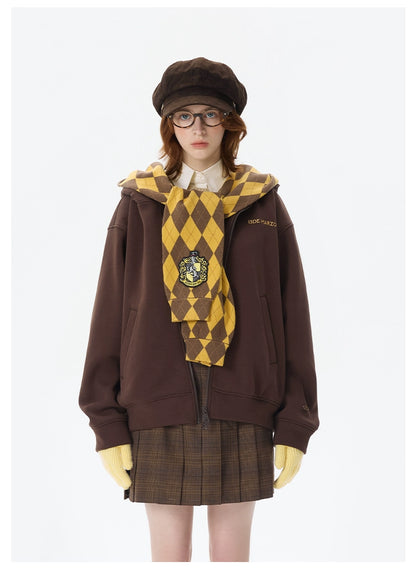 Harry Potter House Emblem Hoodie Jacket