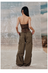 Loose Wide-leg Paratrooper Pants - CHINASQUAD