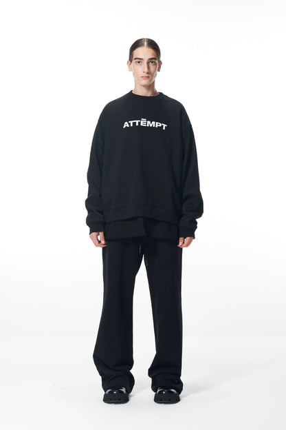 Essential Logo Sweatshirt &amp; Hoodie &amp; Sweatpants Set