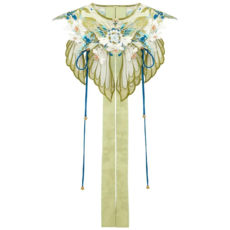 (Final Sale) "青鸟还川" Modern-style Hanfu Set