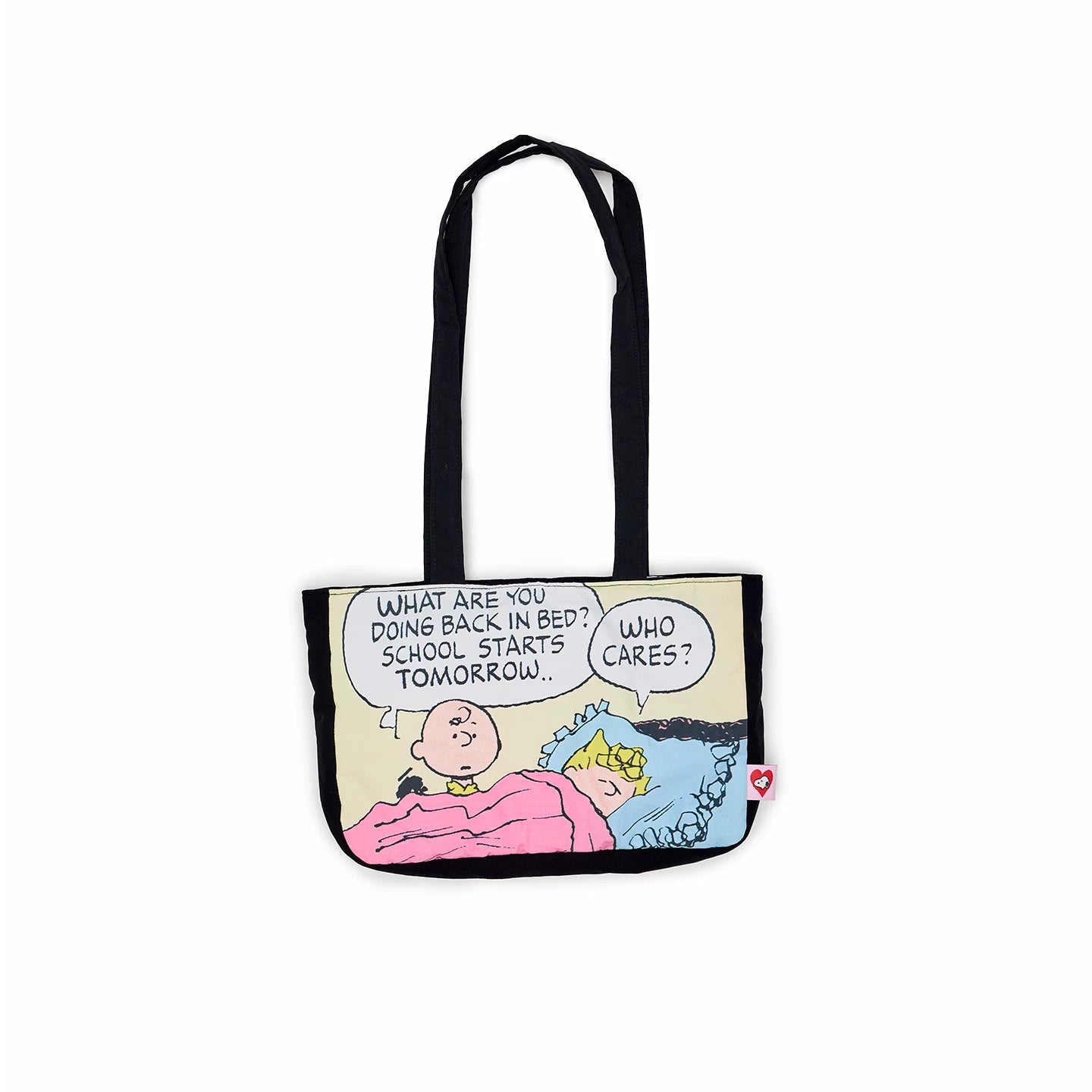 Snoopy Graphic Quilted Shoulder Bag