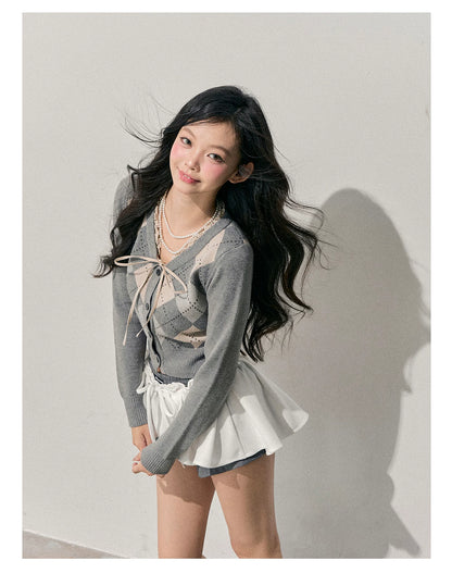 American-Style Puff A-Line Mini Skirt