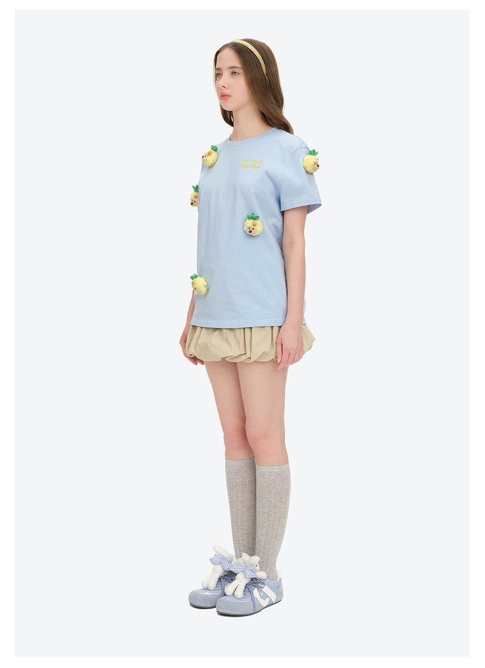 Crystal Bear Embellished T-shirt