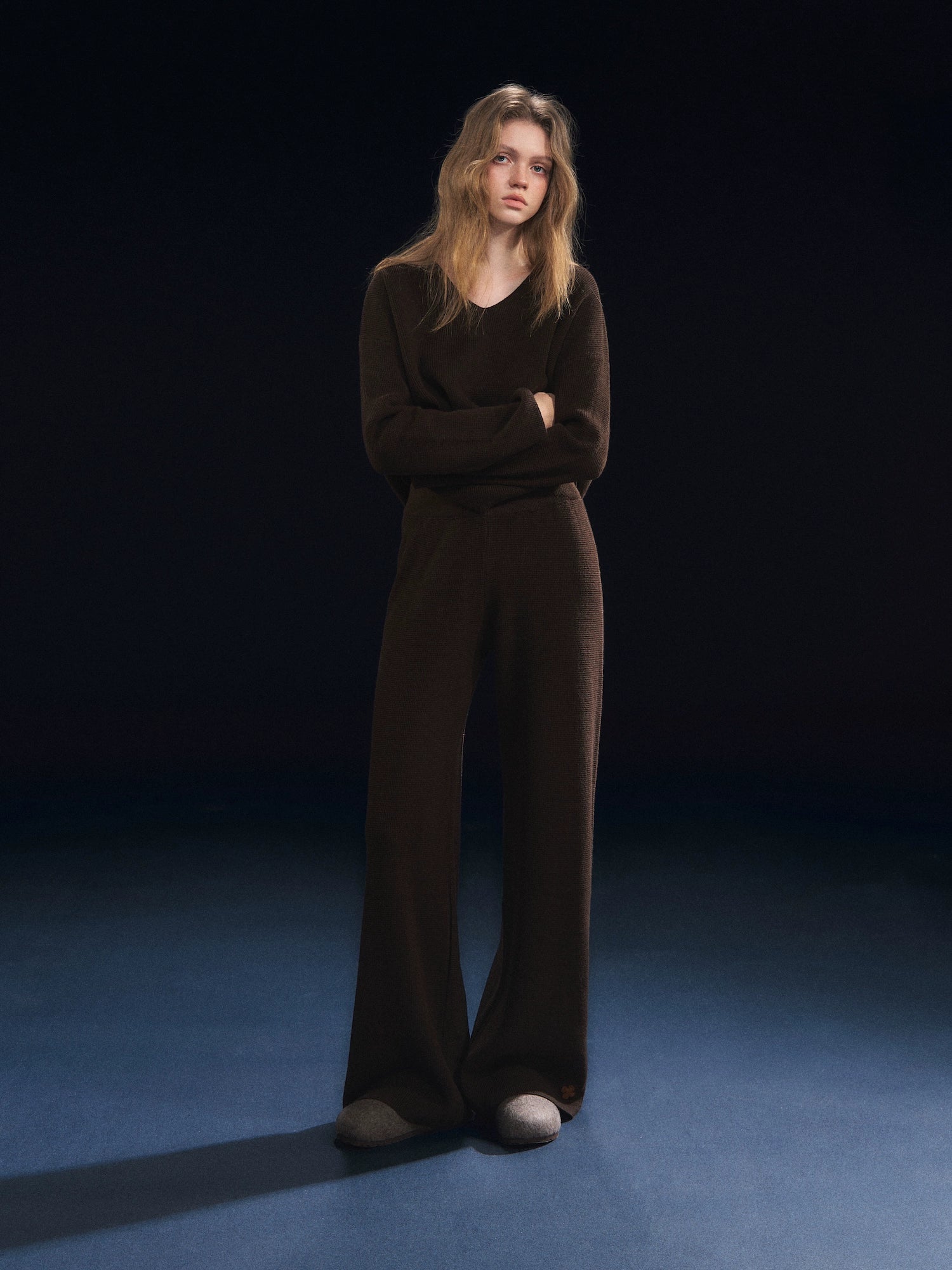 Waffle-Knit Lounge Set