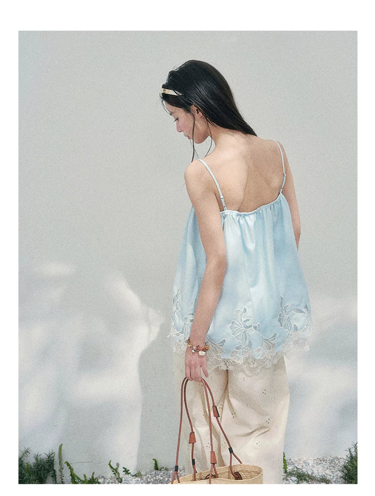 Bouquet Summer Lace Camisole Top