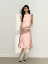 Pink New Chinese Style Cheongsam Dress - CHINASQUAD