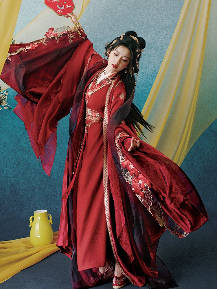 &quot;灼灼相思&quot; Wedding Hanfu Set