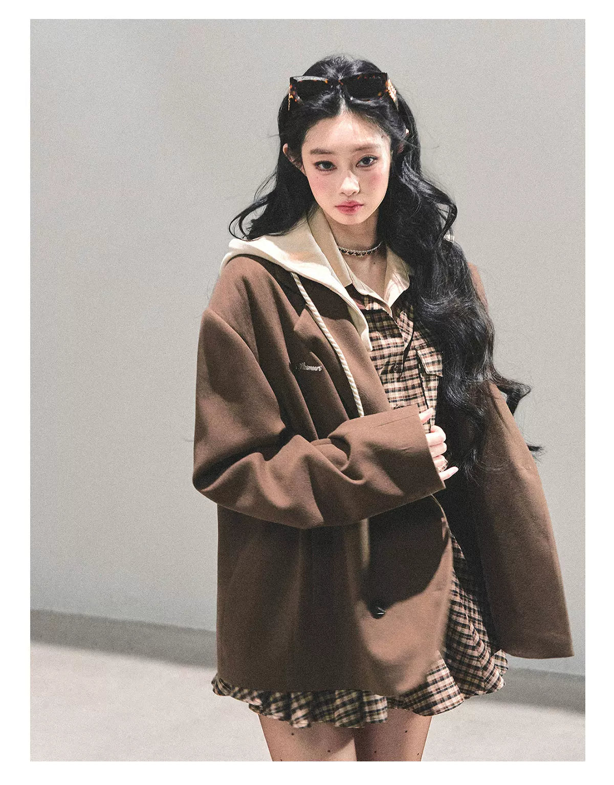 Elevated Hepburn-Style Utility Mini Dress