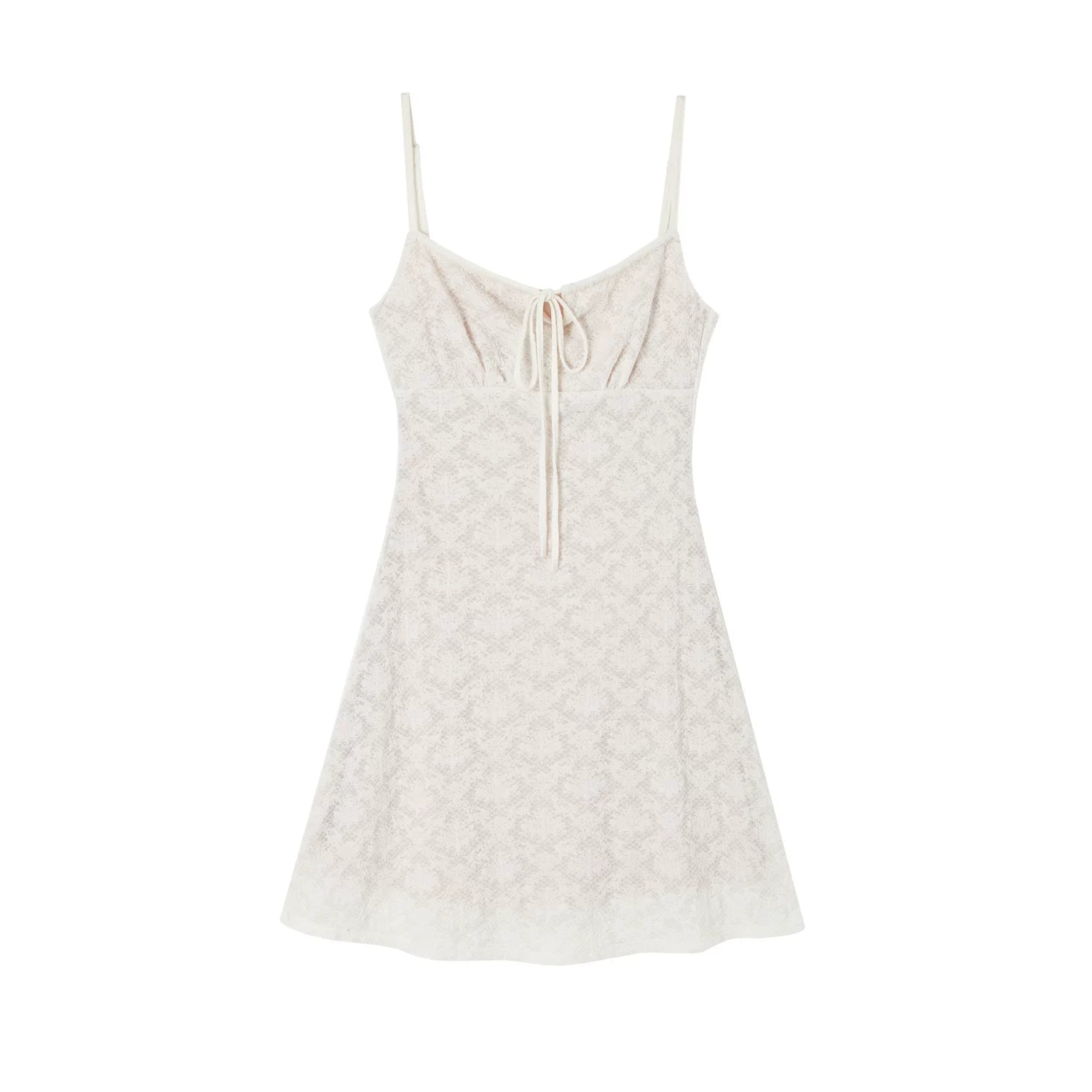 Jacquard Texture Slip Dress