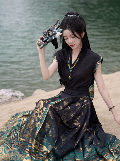 &quot;秦岭神树-盗墓笔记联名&quot; New Chinese Hanfu Set