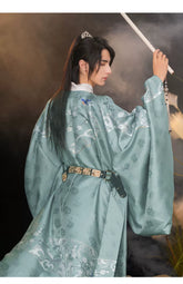 "清熙" Round-collar Robe Hanfu - CHINASQUAD