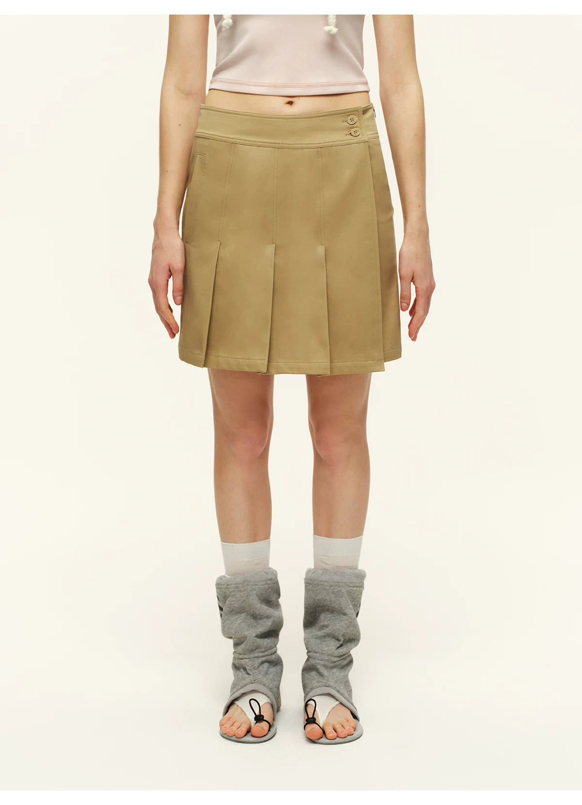 Cotton Stand-Collar Hooded Jacket