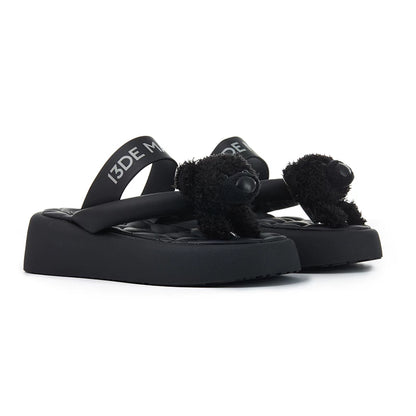 Cute Platform Thong Sandals