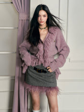 Wool Knit Cardigan & Fringe Skirt Set - CHINASQUAD