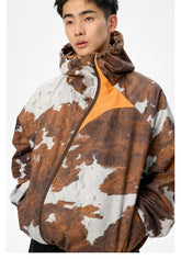 Animal Print Hooded Jacket - CHINASQUAD