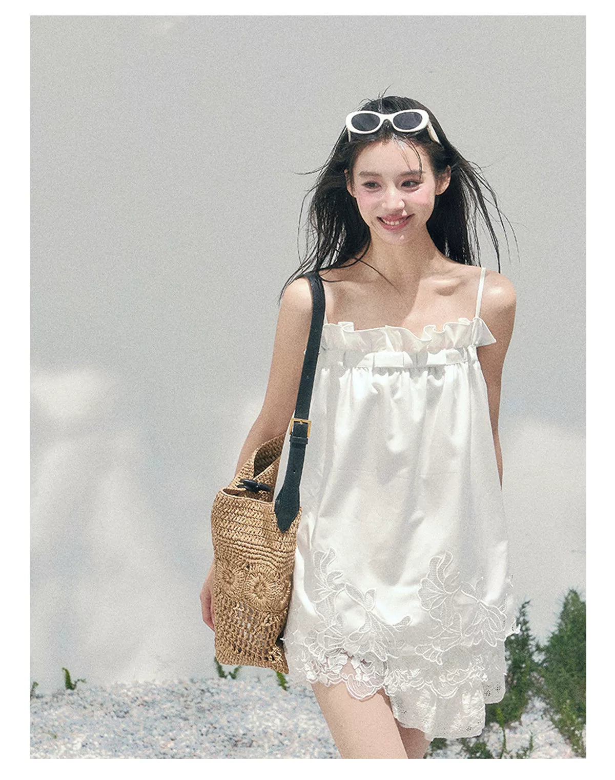 Bouquet Summer Lace Camisole Top