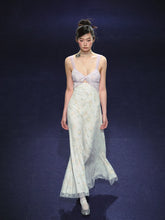 Lace Floral V-Neck Patchwork Hollow Dress - CHINASQUAD