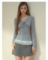 Lace Trim Tencel Wool Blouse - CHINASQUAD