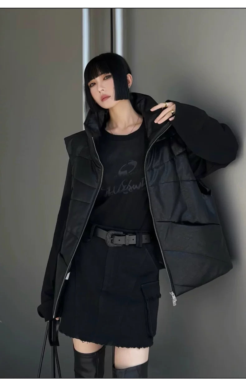 Vintage Washed Spray-Effect Long-Sleeve T-Shirt