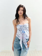 Knotted Asymmetric Hem Tube Blouse - CHINASQUAD